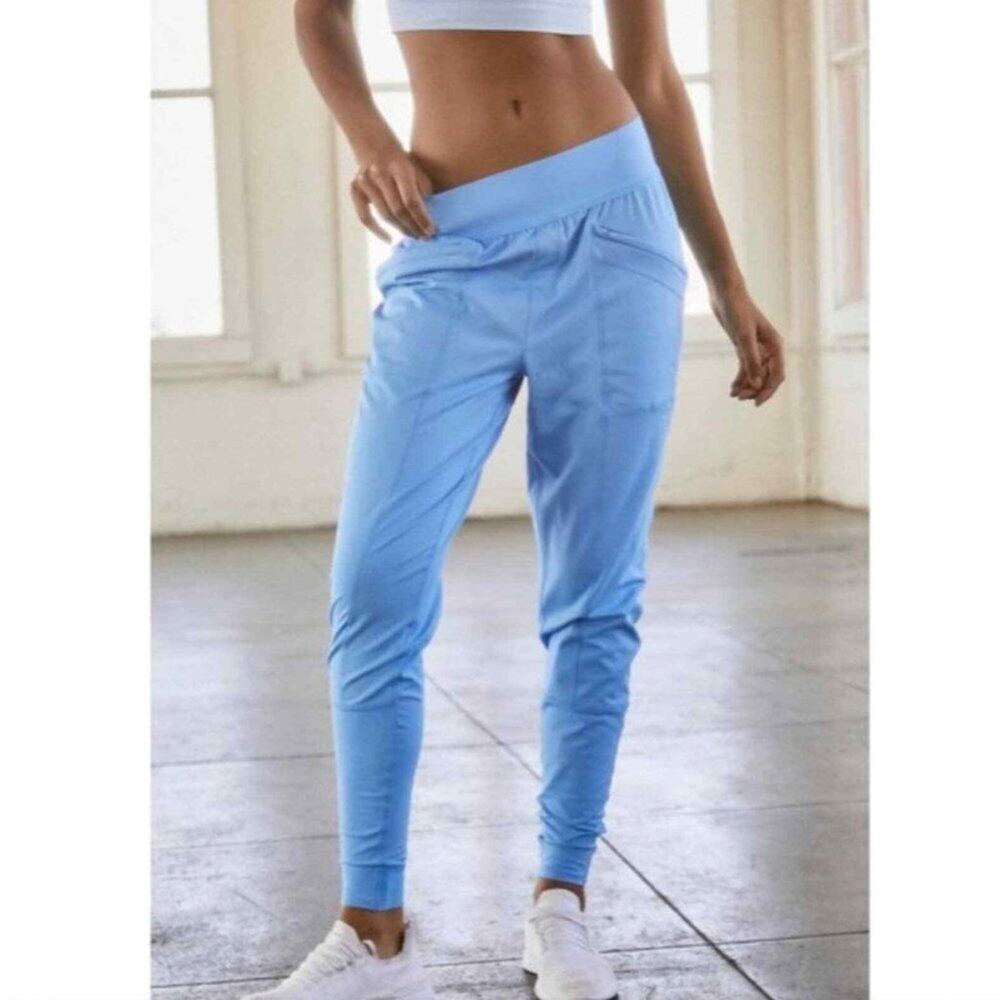 Free People Movement High Fives Joggers in Blue